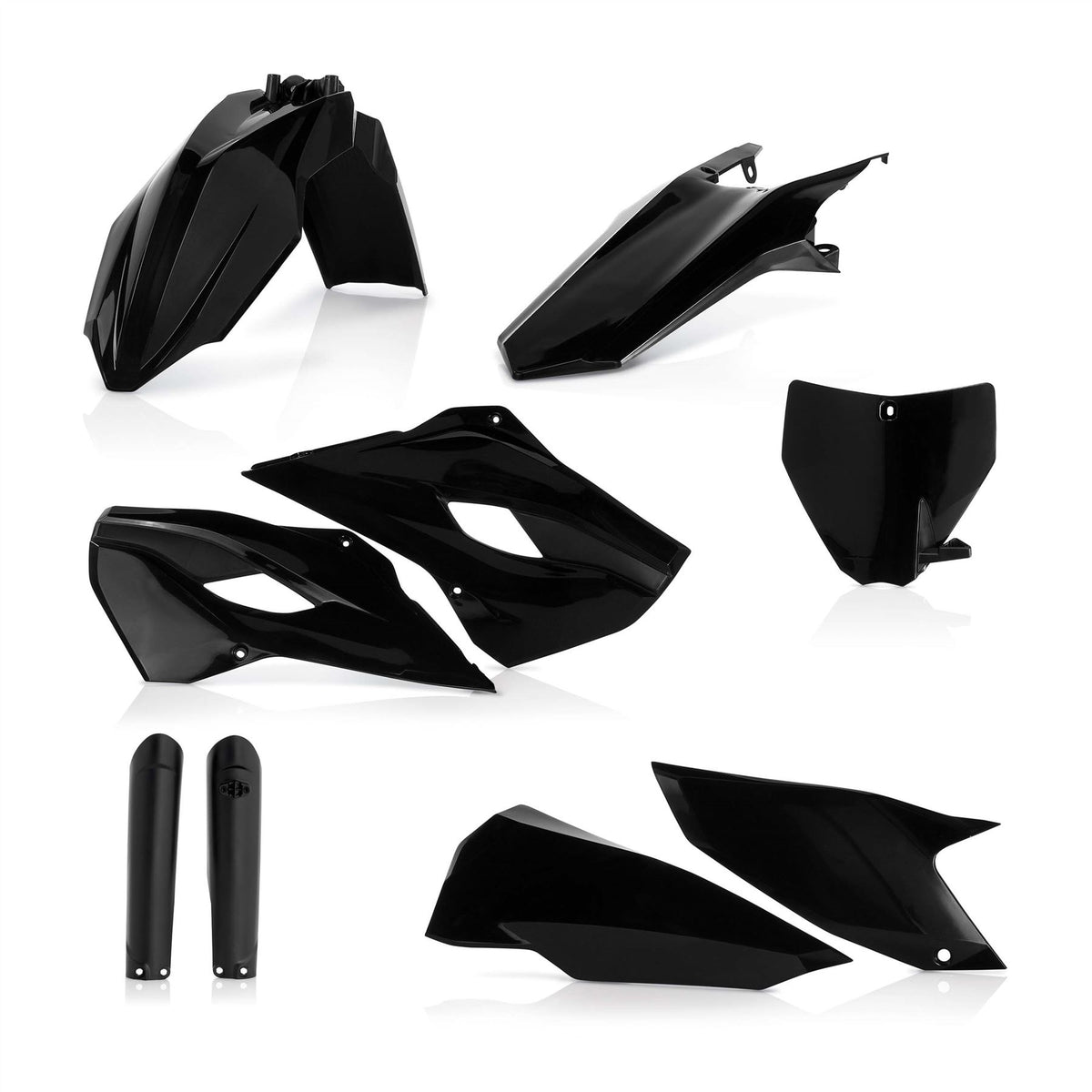 Acerbis Full Plastic Kit Black 0021937.090