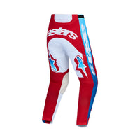 Alpinestars 2027 Racer Hunt MX Pants White Fire Red Ucla Blue