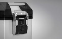 SW-Motech TRAX ADV Left Side Motorcycle Case Aluminum 45 Litre Silver