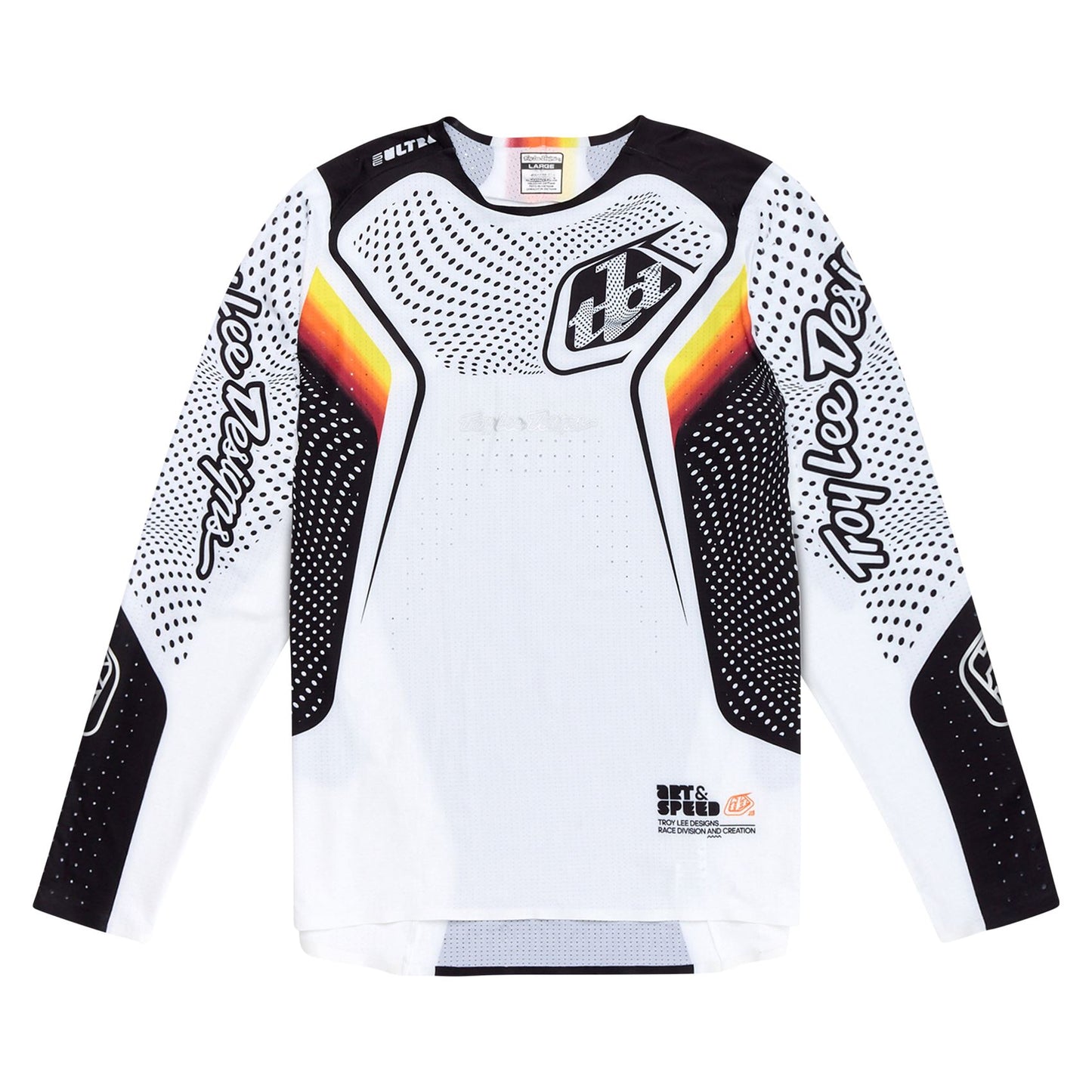 Troy Lee Designs Spring 2025 MX Jersey SE ULTRA Optic Jersey White