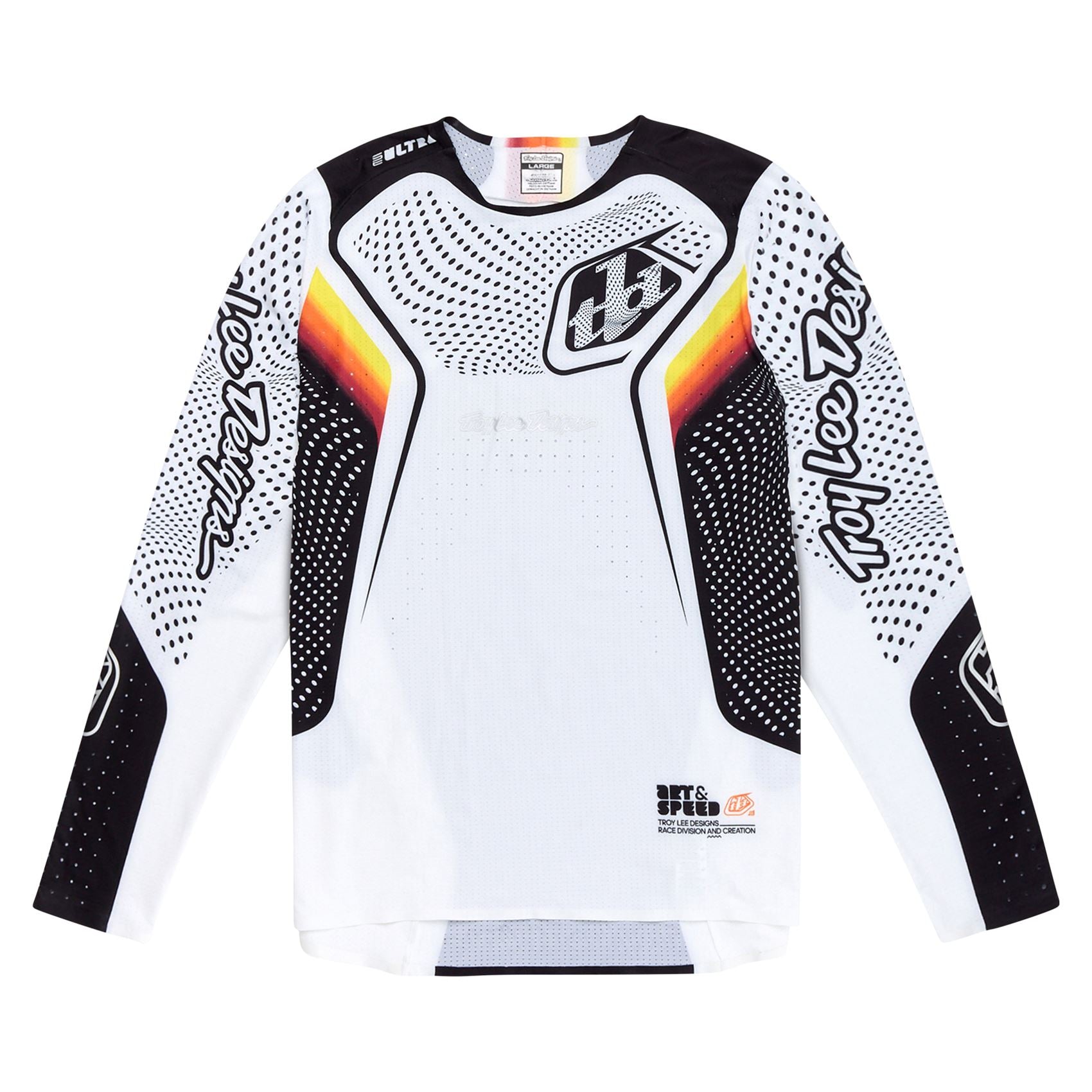 Troy Lee Designs Spring 2025 MX Jersey SE ULTRA Optic Jersey White
