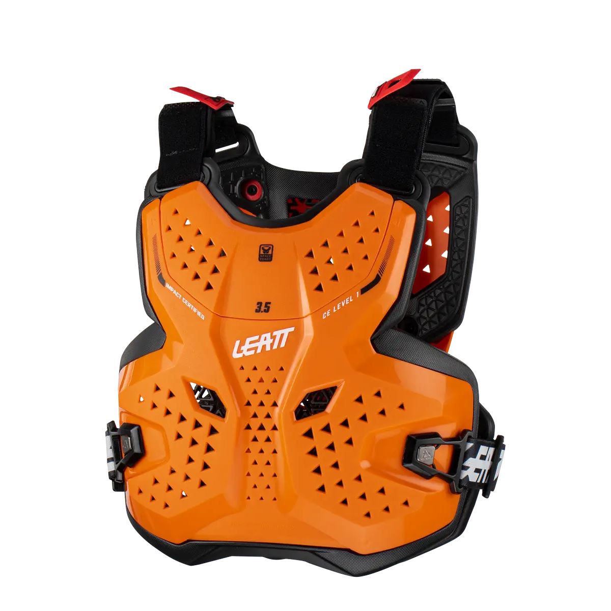 Leatt 2024 Chest Protector 3.5 Youth Orange Black