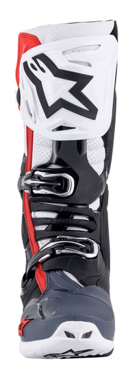 Alpinestars Tech 10 Supervented Motocross Boots Black White Grey Red CLEARANCE