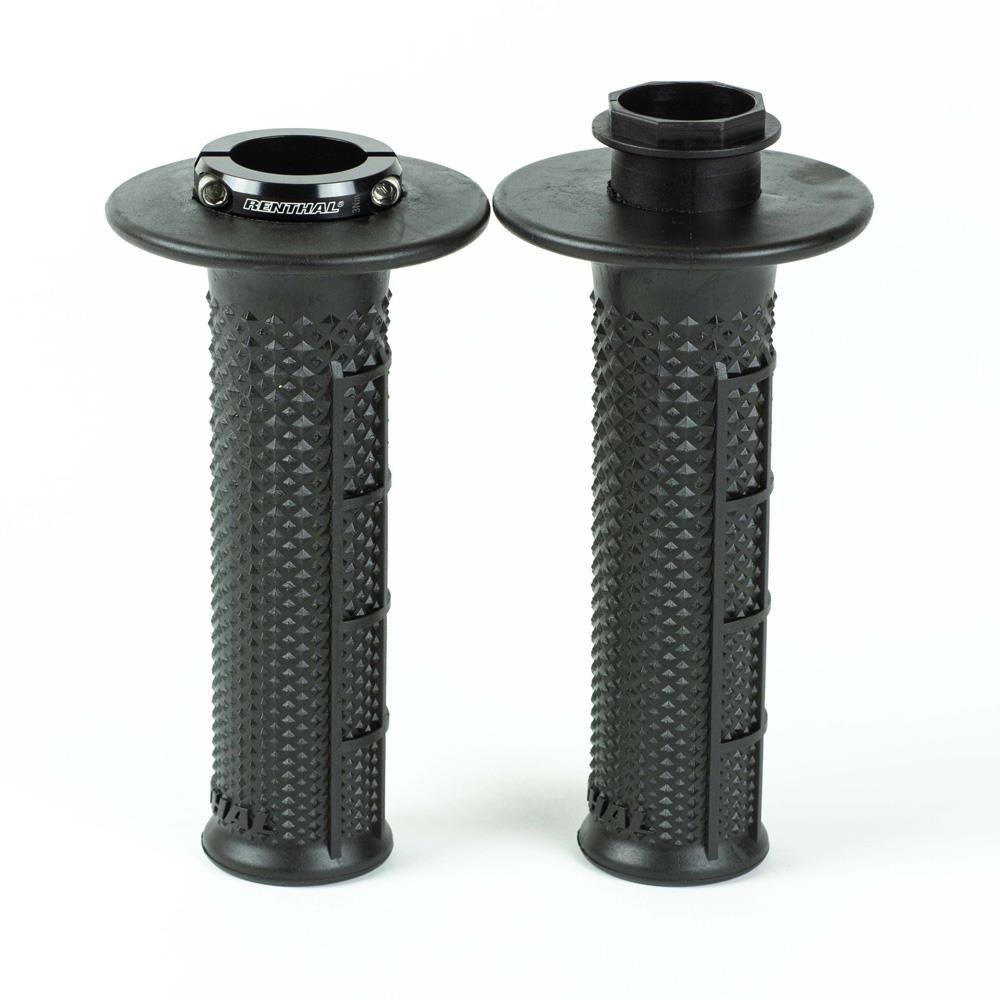 Renthal Lock-On Grips MX-R Works Tapered Half Waffle Soft For Suzuki RMZ 250 2007-2017