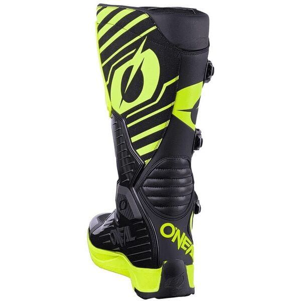 O'Neal 2024 Motocross Boots RMX Black Neon Yellow