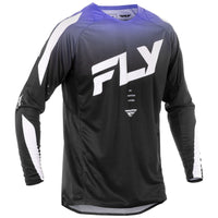Fly Racing 2025 Evolution DST Motocross Jersey Black White Purple