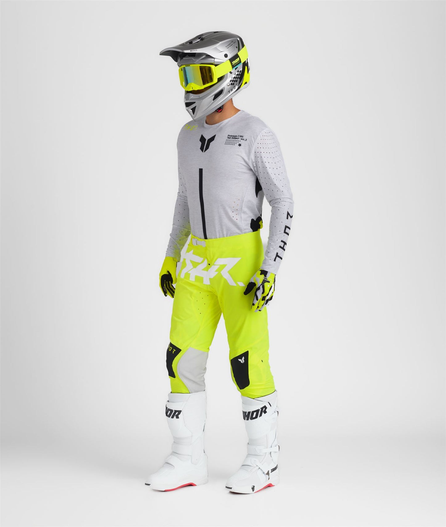 Thor 2025 Motocross Combo Kit Sportmode Riot White Acid