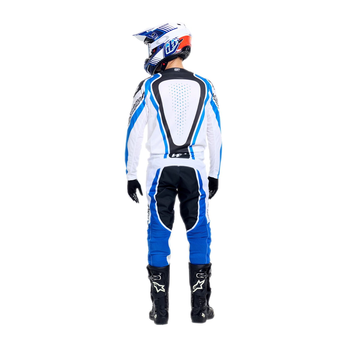Troy Lee Designs Spring 2026 GP Pro Roller MX Combo Kit White Blue