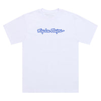 Troy Lee Designs Spring 2025 MX Signature Casual T-Shirt White