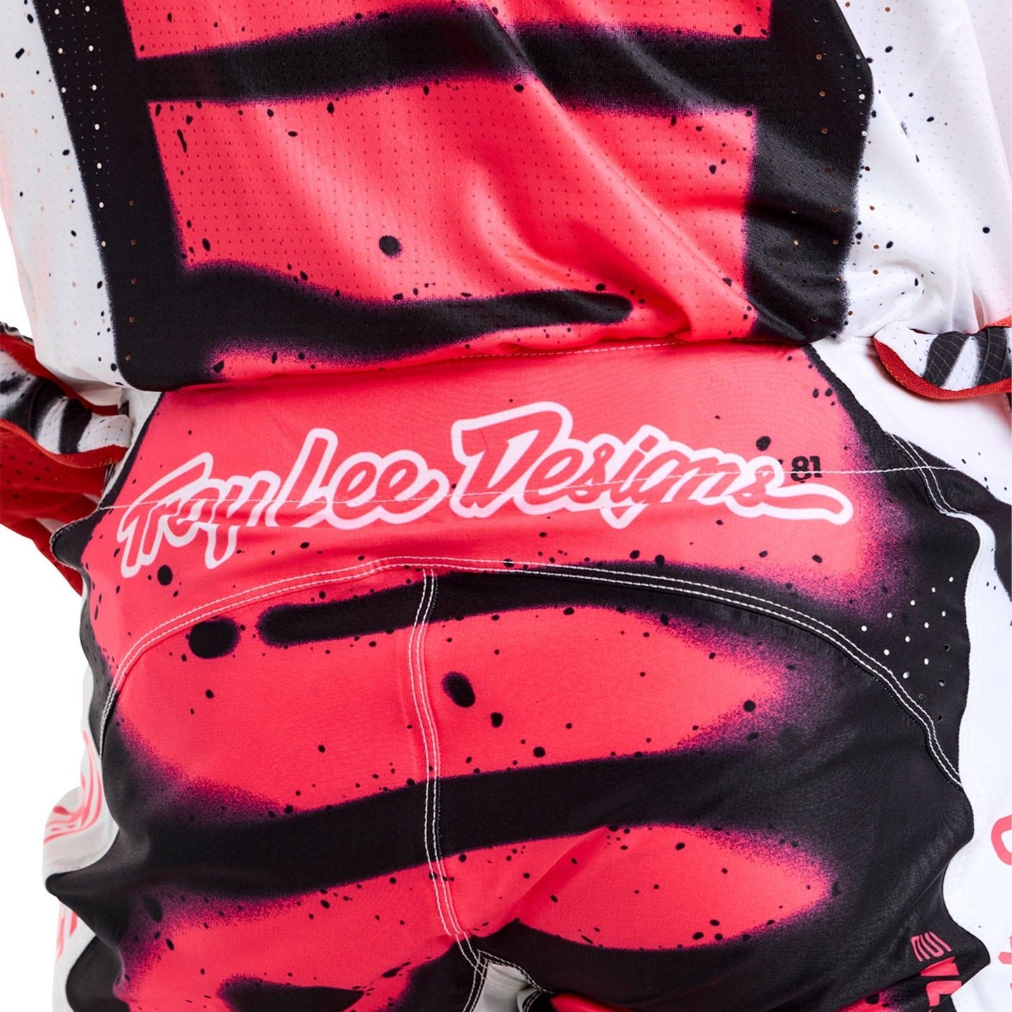 Troy Lee 2026 Motocross Pants SE Ultra Membrane White Infra Red