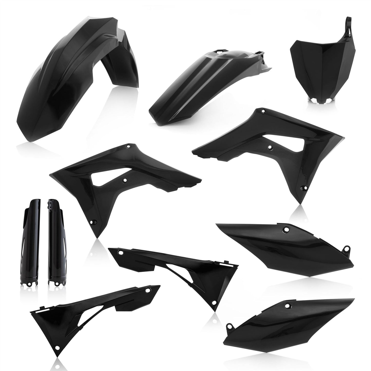 Acerbis Full Plastic Kit Black For HONDA CRF 450 R 2019-2020