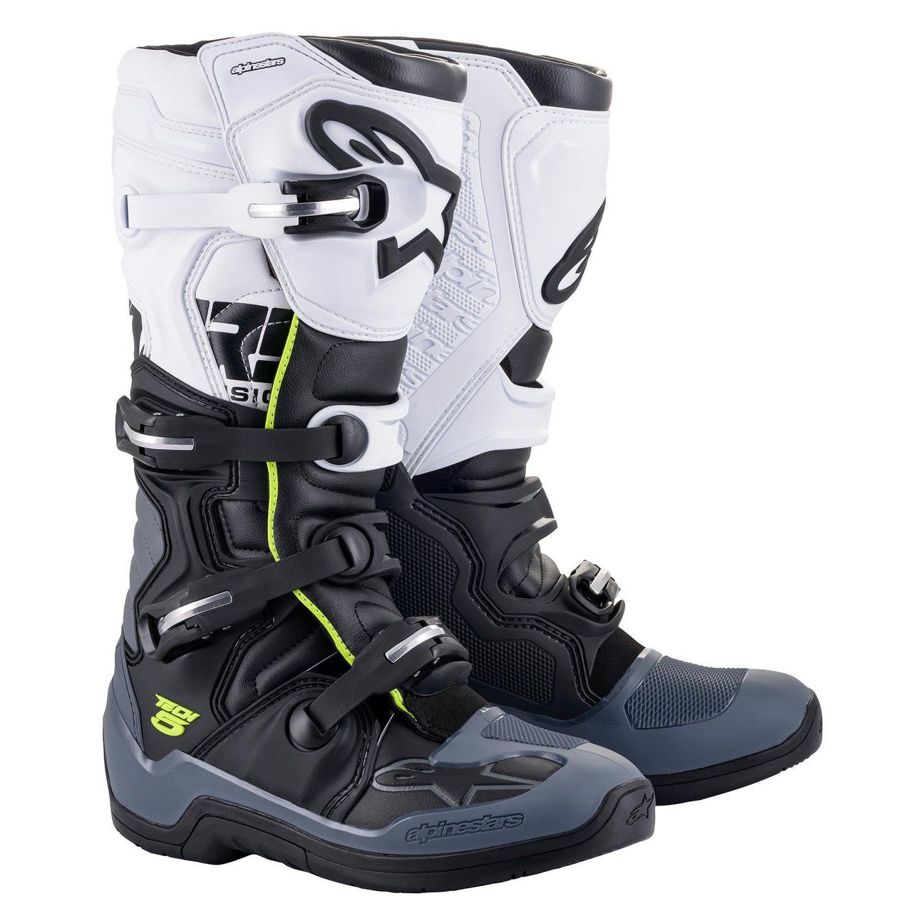 Alpinestars 2026 Tech 5 Motocross Boots Black Dark Grey