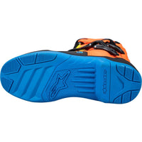 Alpinestars 2026 Tech 3S Youth Motocross Boots Orange Fluo Enamel Blue Yellow Fluo