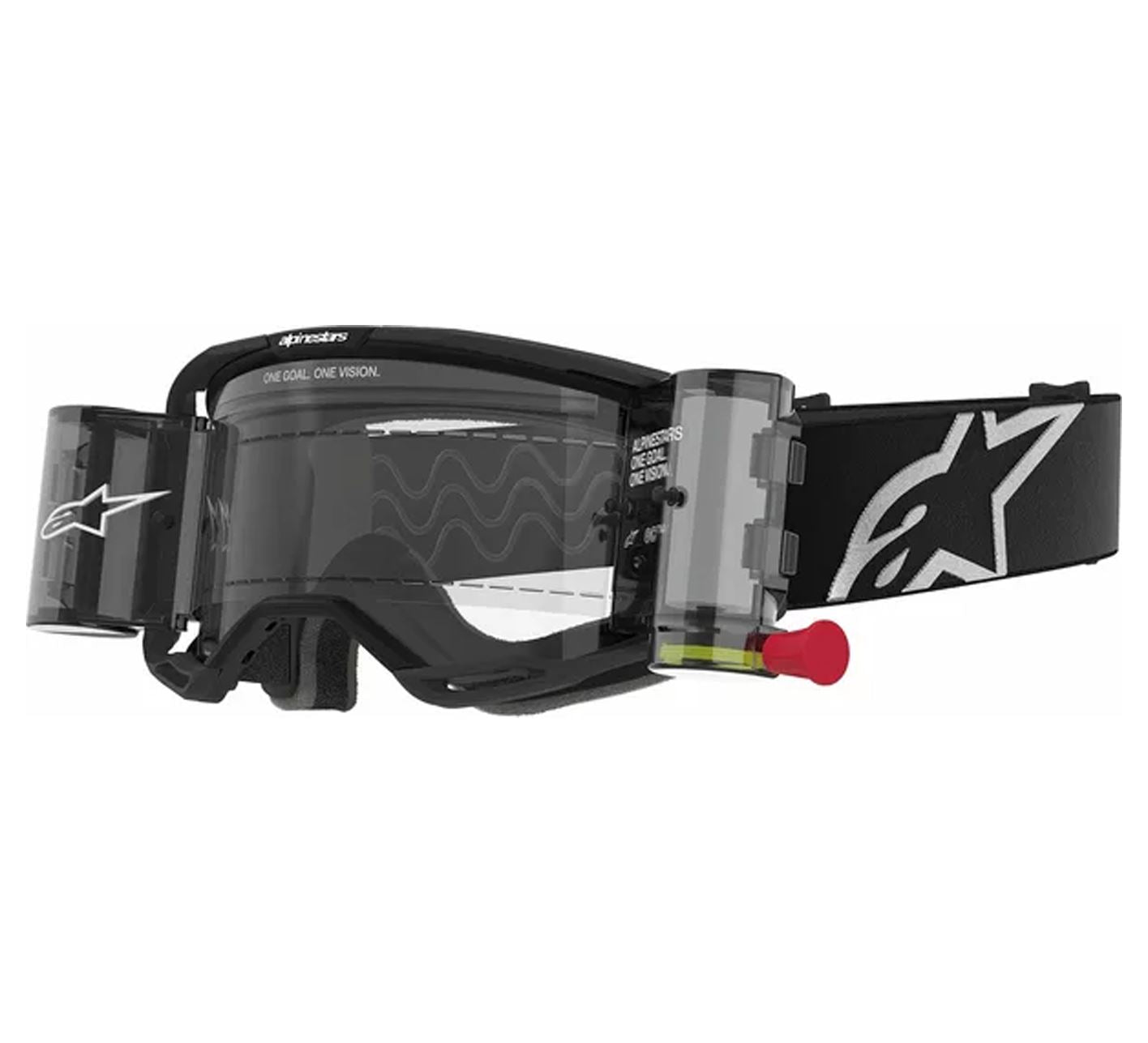 Alpinestars 2025 Goggles Vision 8 Corp Roll Off Black Clear