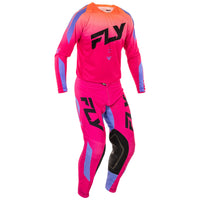 Fly Racing 2025 Evolution DST Motocross Pants Pink Lavender Black