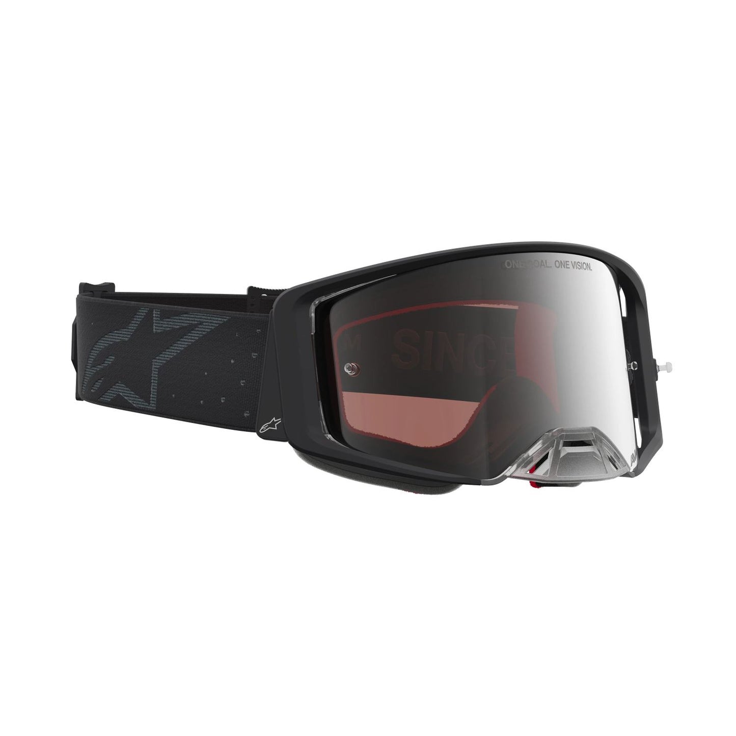 Alpinestars 2027 Supertech Cloak MX Goggles Black Mirror Silver