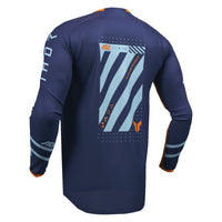 Thor 2026 Youth Launchmode Futura Navy Orange MX Jersey