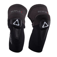 Leatt 2024 Reaflex Hybrid Youth Knee Guards Black