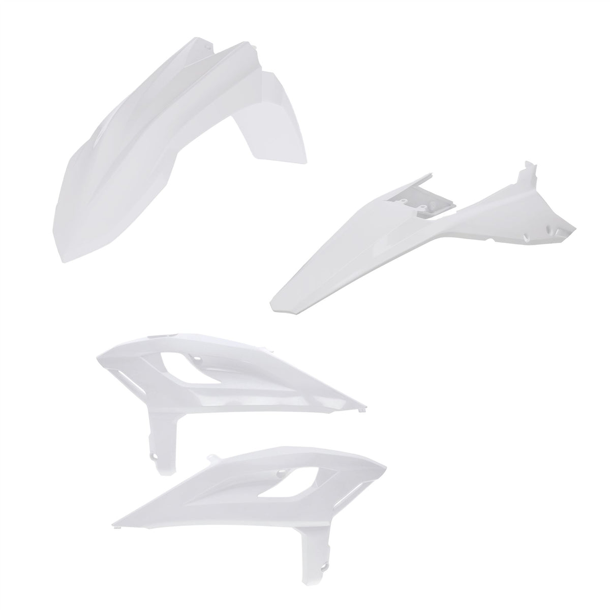 Acerbis Plastic Kit White For Beta RR X-PRO 480 4T 2025-2027