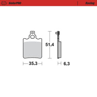 Moto-Master Pro Racing Sintered Brake Pads