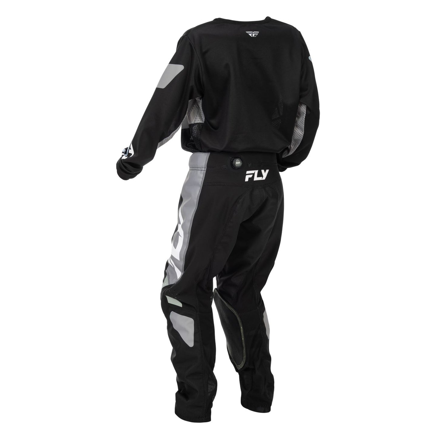 Fly Racing 2026 Motocross Combo Kit Kinetic Mutant Youth  Black Grey