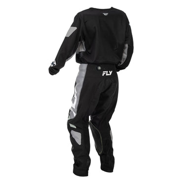 Fly Racing 2026 Motocross Combo Kit Kinetic Mutant Youth  Black Grey
