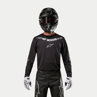 Alpinestars 2024 Fluid Graphite Motocross Jersey Black