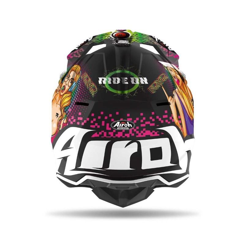 Airoh 2025 Helmet Wraaap Youth Youth Pin Up Matt