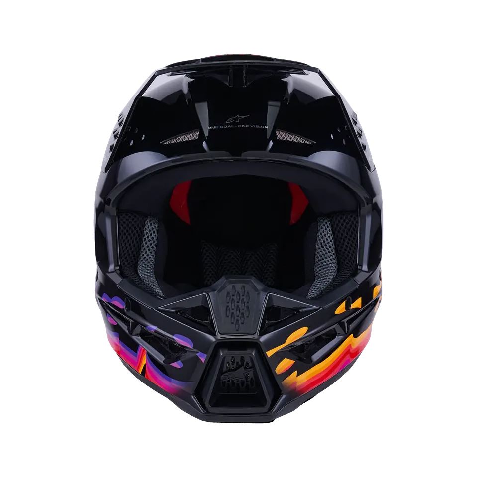Alpinestars 2026 SM3 Force Motocross Helmet Black Glossy