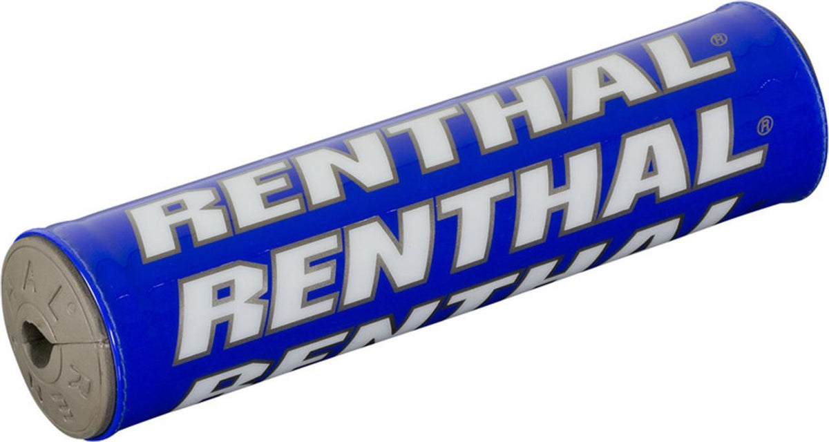 Renthal Mini Supercross Bar Pad 7.5" inch 180mm Blue Silver White Grey Foam