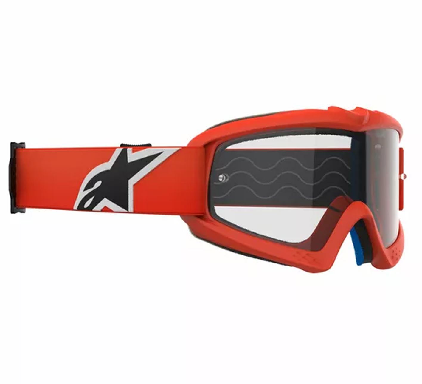 Alpinestars 2025 Goggles Youth Vision Corp Orange Clear