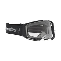Alpinestars 2027 Vision 8 Amber MX Goggles Black Silver Clear