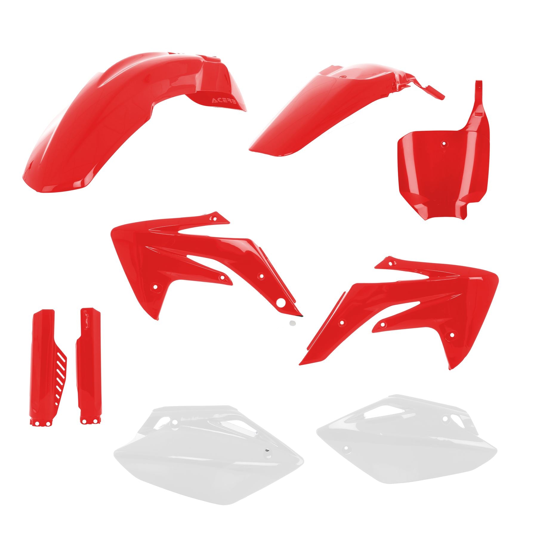 Acerbis Full Plastic Kit Red White For Honda CRF 150R 2007-2024