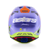 Alpinestars 2026 SM10 Jett Lawrence Motocross Helmet Purple Pink Yellow Flo