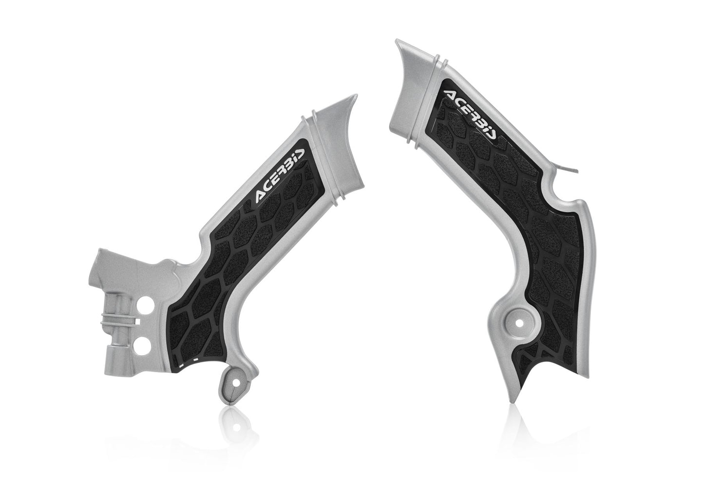 Acerbis X-Grip Frame Protector Guards Grey Black For Kawasaki KX 450 F 2019