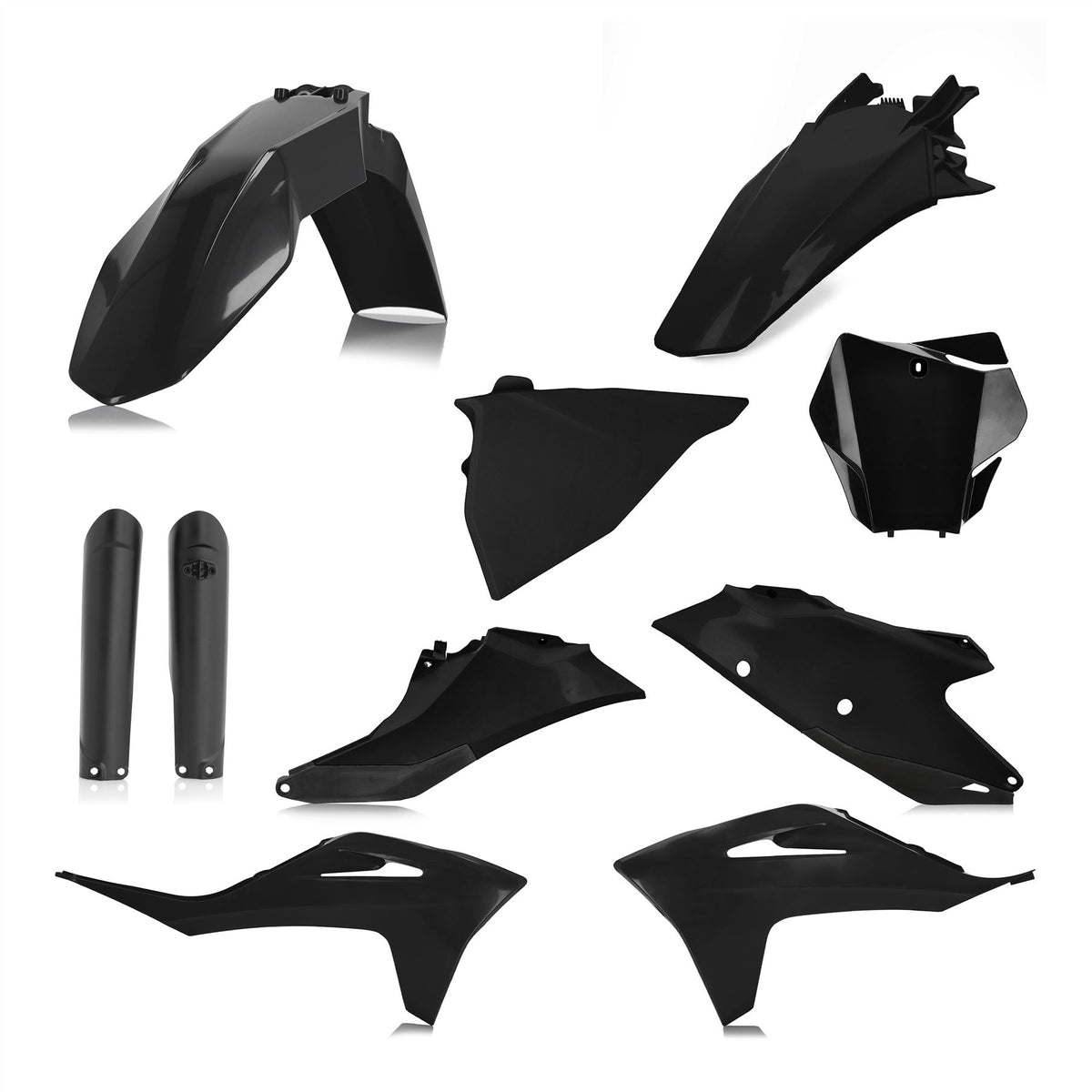 Acerbis Full Plastic Kit Black 0024631.090
