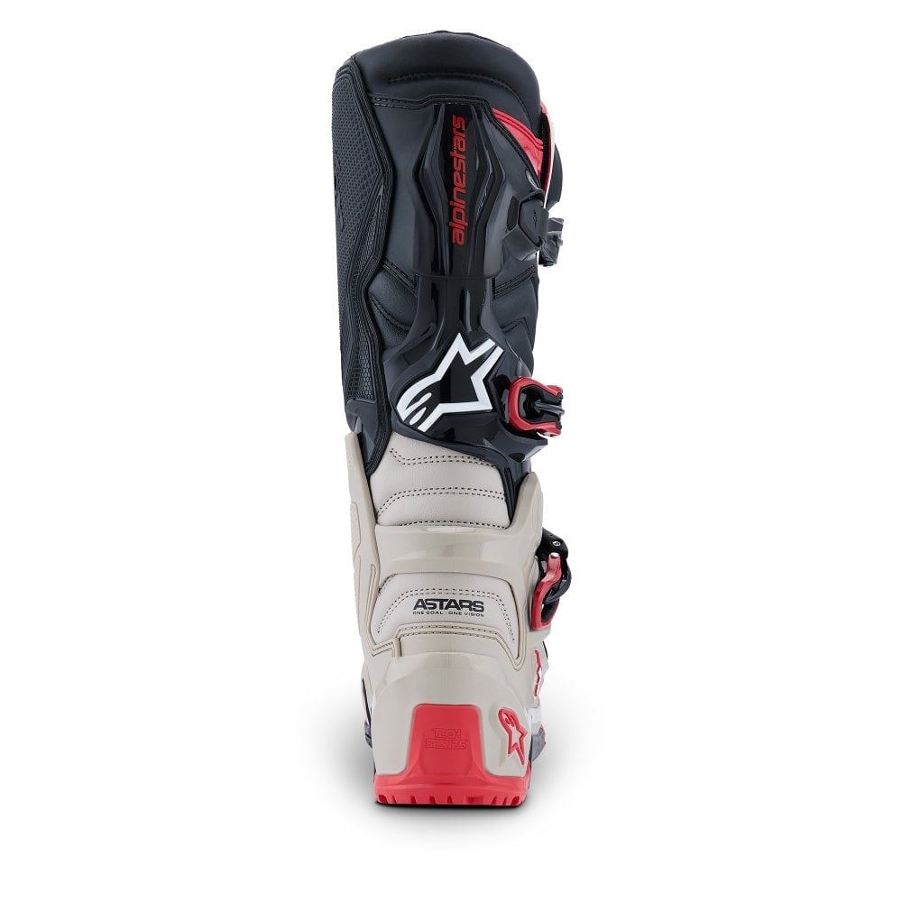 Alpinestars 2026 Tech 7 Enduro Boots Black Light Grey Bright Red