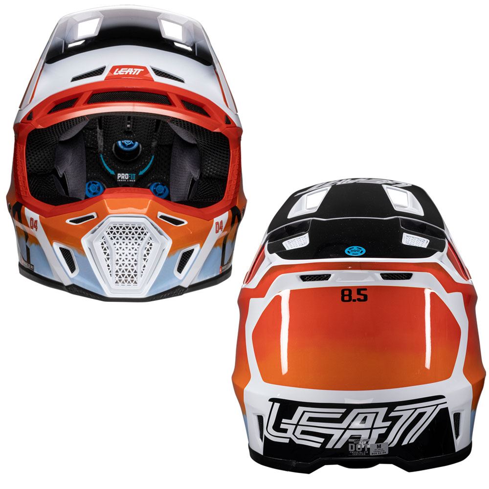 Leatt 2025 Composite Motocross Helmet V25 8.5 Glamis With 5.5 Goggles