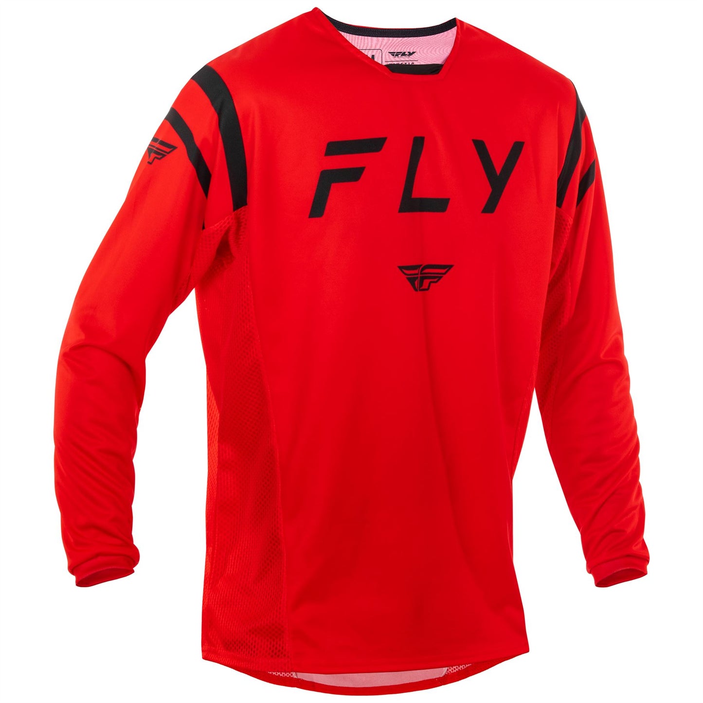 Fly Racing 2025 Motocross Combo Kit Kinetic Center Red Black