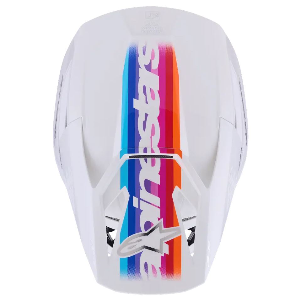 Alpinestars 2026 SM3 Force Motocross Helmet White Glossy