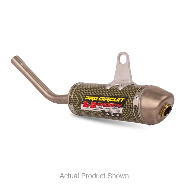 Pro Circuit Ti-2 Shorty Carbon Kevlar/Titanium Silencer For Husqvarna TC 85 2025