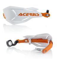 Acerbis X-Factory White Orange Handguards Husqvarna TE 300 2014 - 2017 & 2024