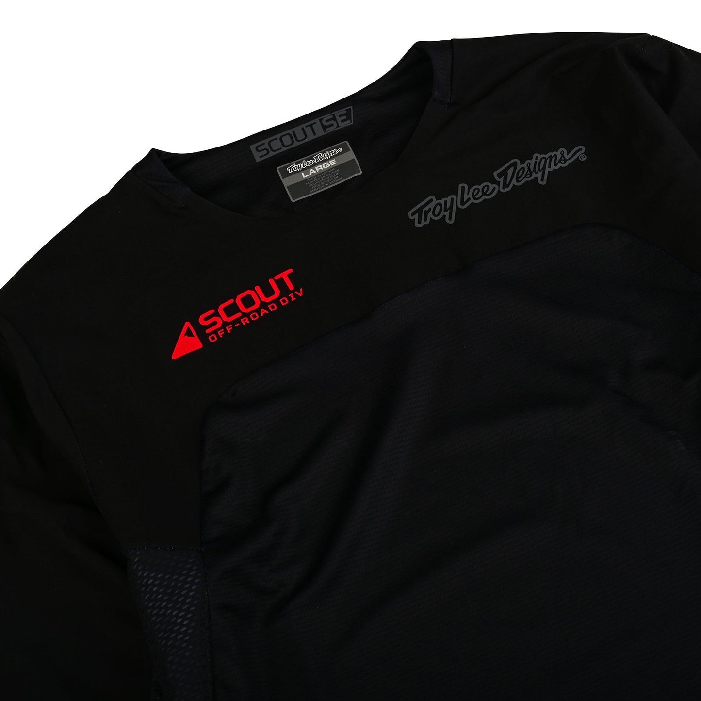 Troy Lee Designs 2025 Enduro SCOUT SE Systems Jersey Black