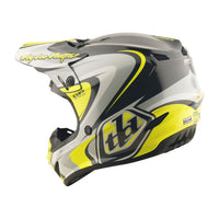 Troy Lee 2026 Motocross Helmet GP PRO Crossover Grey Flo Yellow