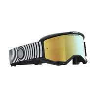 Alpinestars 2027 Vision 5 Hone MX Goggles Black White Mirror Gold