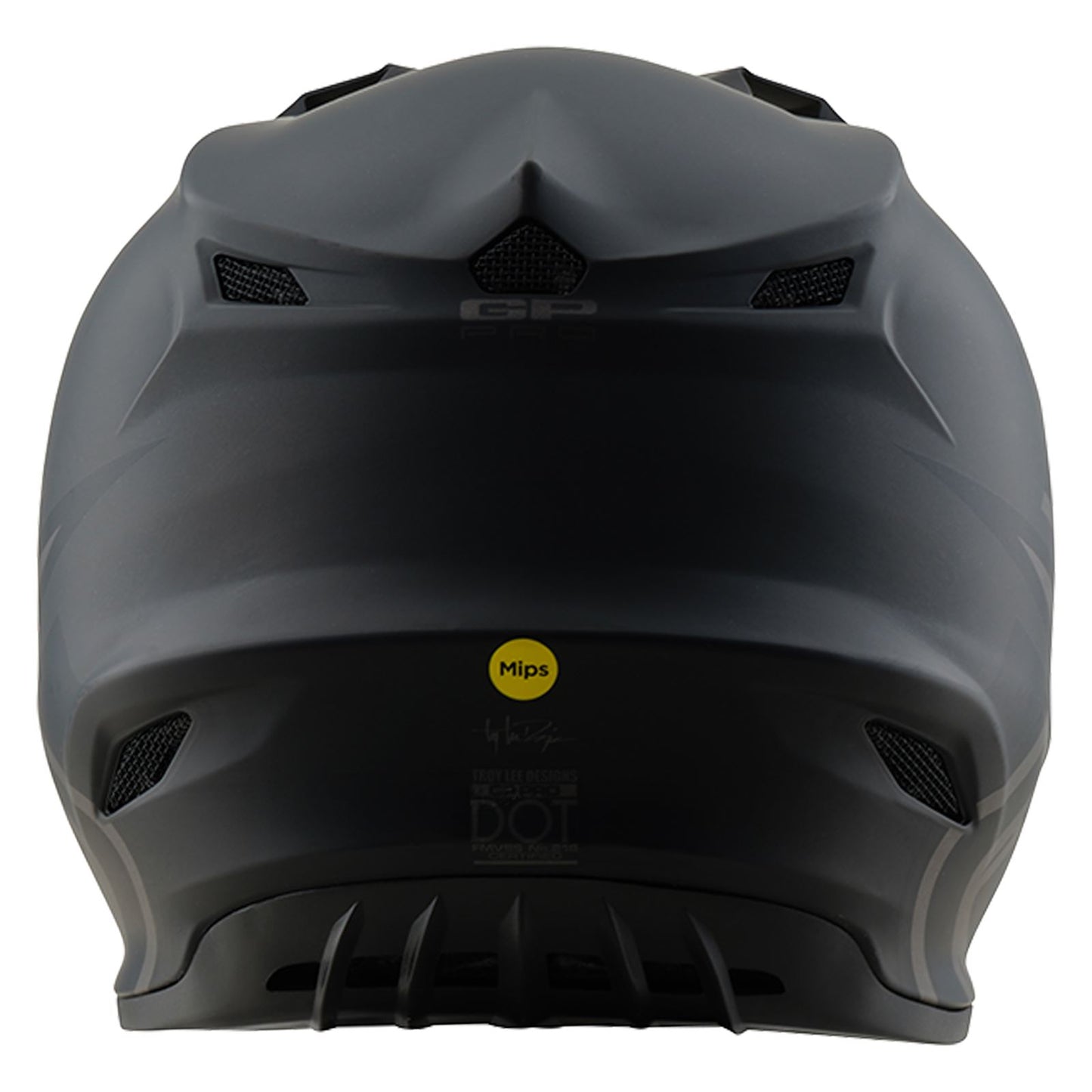 Troy Lee Designs Spring 2025 MX Helmet GP PRO Youth Mono Black