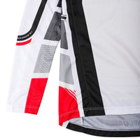 Troy Lee Designs 2025 Motocross GP PRO Youth Wavez Jersey Off White Red