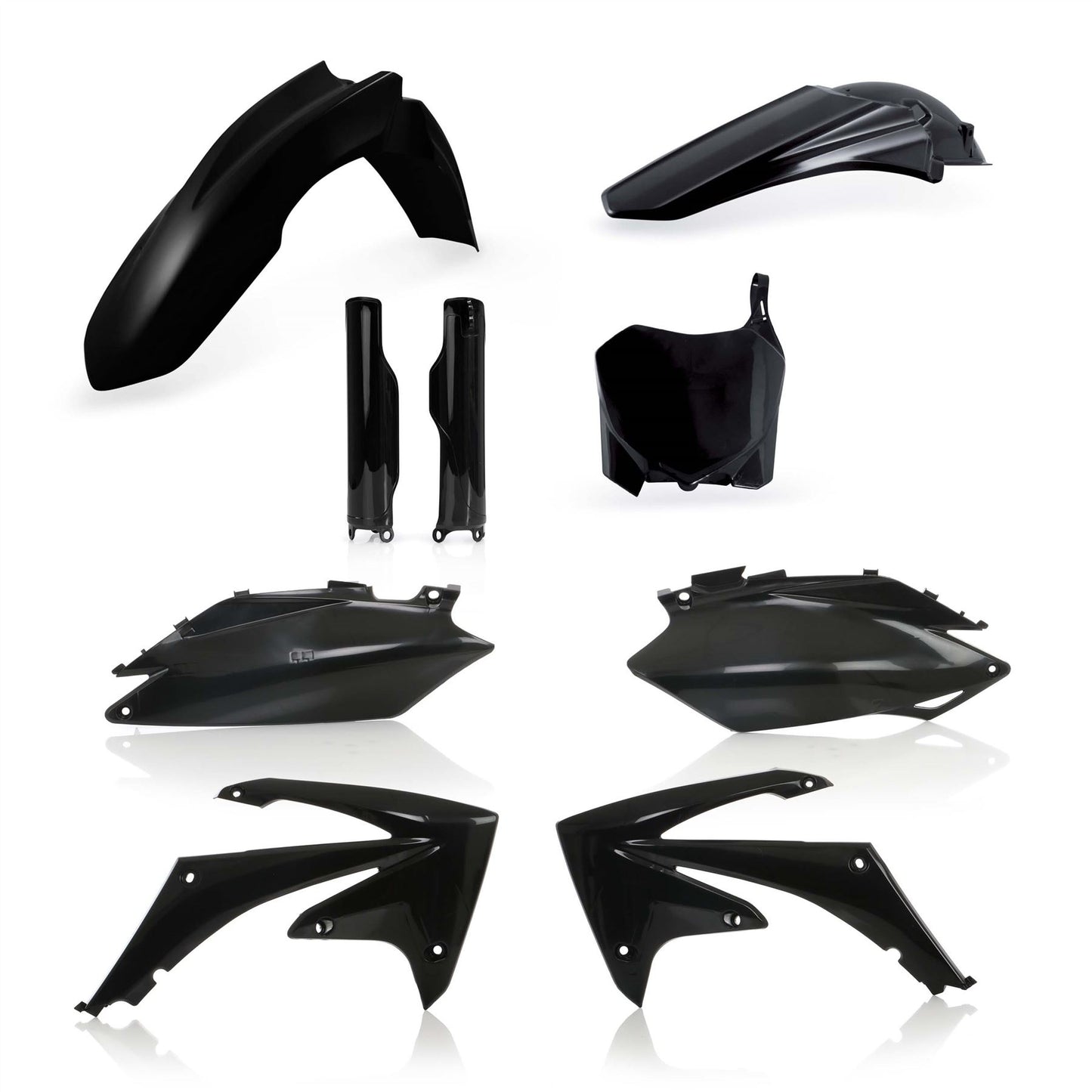 Acerbis Full Plastic Kit Black For HONDA CRF 250 R 2011-2013