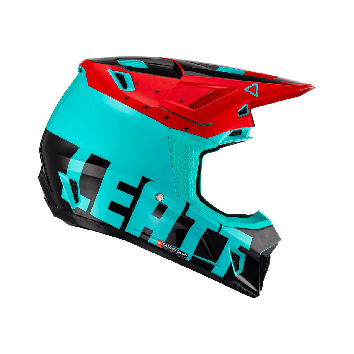 Leatt 2023 Helmet Moto 7.5 V23 Fuel with 4.5 Goggles & Helmet Bag