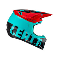 Leatt 2023 Helmet Moto 7.5 V23 Fuel with 4.5 Goggles & Helmet Bag